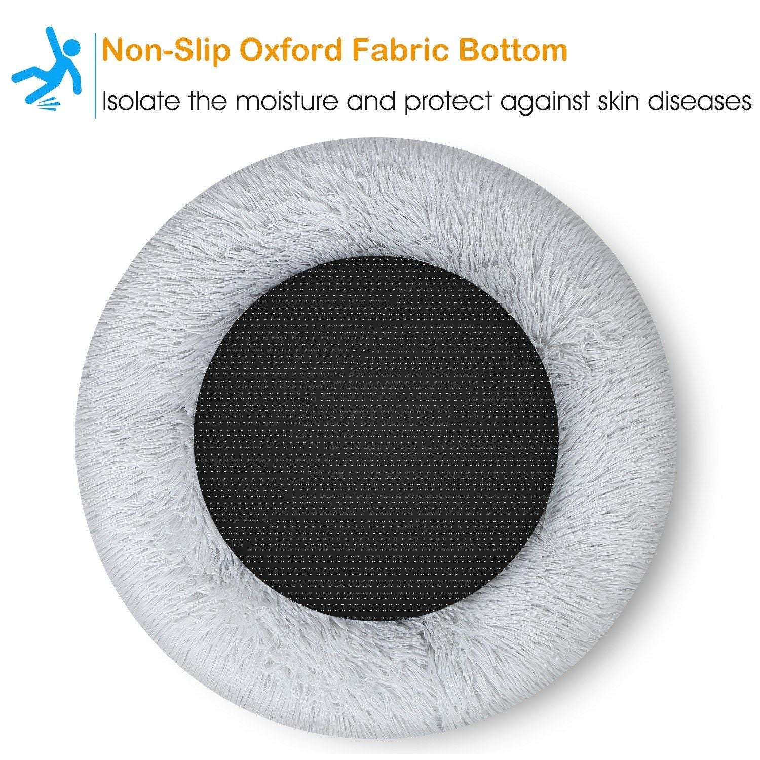 Pet Dog Bed Soft Warm Fleece Puppy Cat Bed Dog Cozy Nest Sofa Bed Cushion M Size