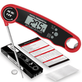 Digital Meat Thermometer with Probe - Waterproof;  Kitchen Instant Read Food Thermometer for Cooking;  Baking;  Liquids;  Candy;  Grilling BBQ & Air Fryer