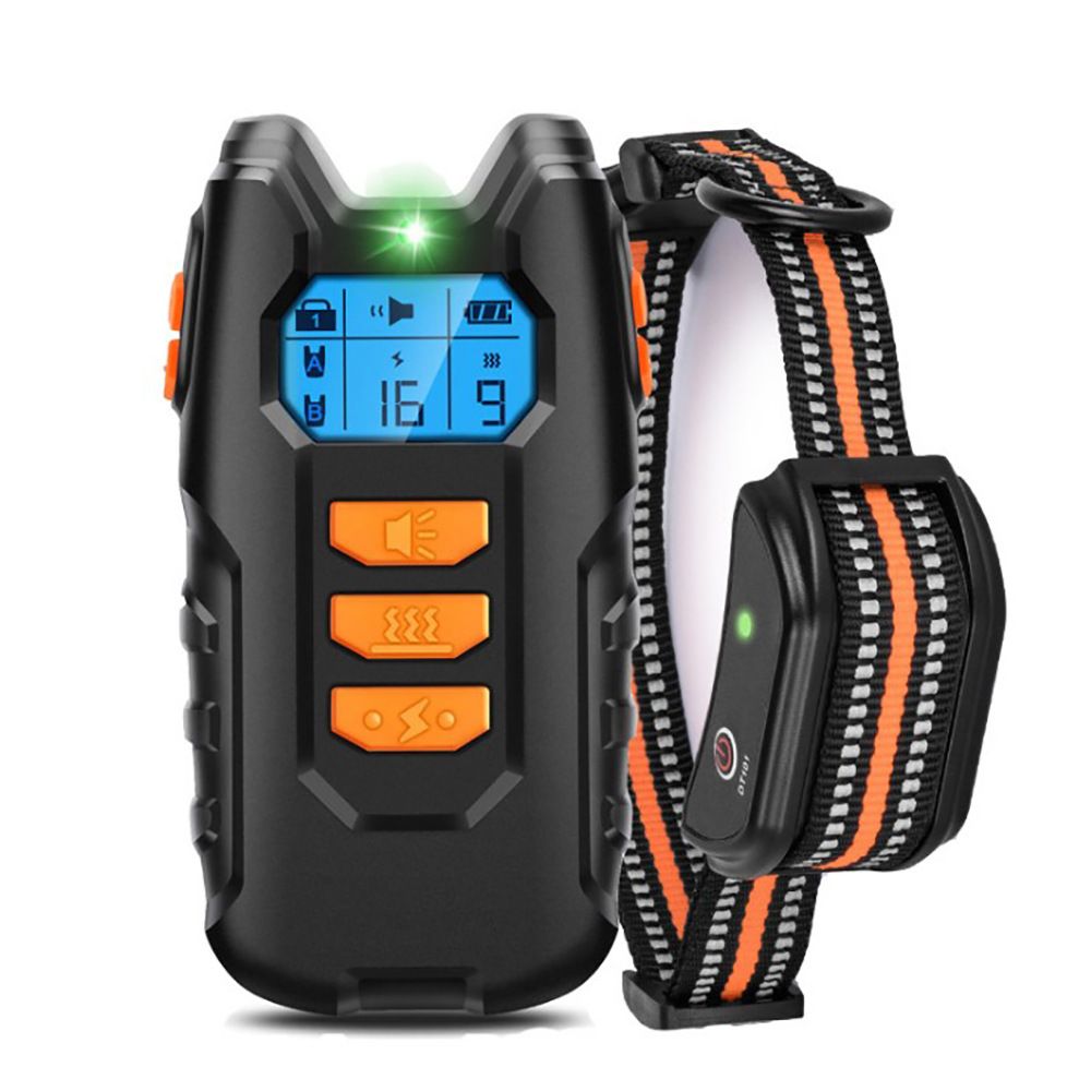 Dog Training Collar; Shock Collar for Dogs with Remote; Rechargeable Dog Shock Collar; 3 Modes Beep Vibration and Shock Waterproof Bark Collar for Small; Medium; Large Dogs