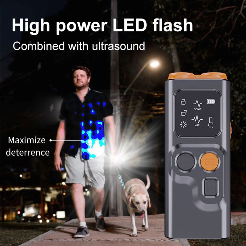 Dog Barking Control Training Devices Deterrent with LED Flashlight