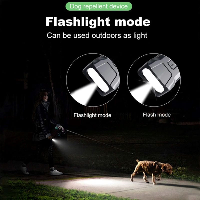 Dog Barking Control Training Devices Deterrent with LED Flashlight
