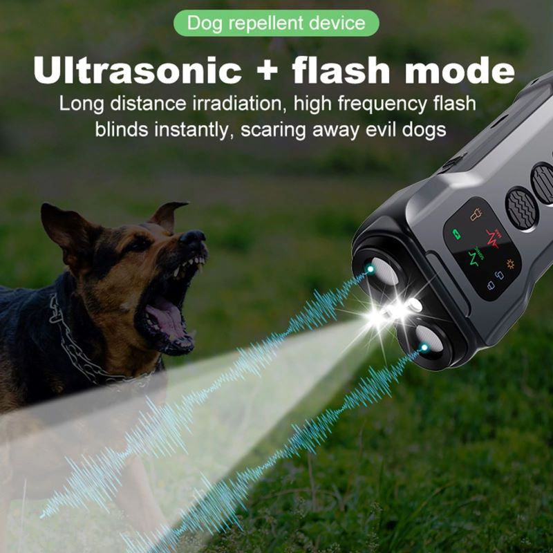 Dog Barking Control Training Devices Deterrent with LED Flashlight