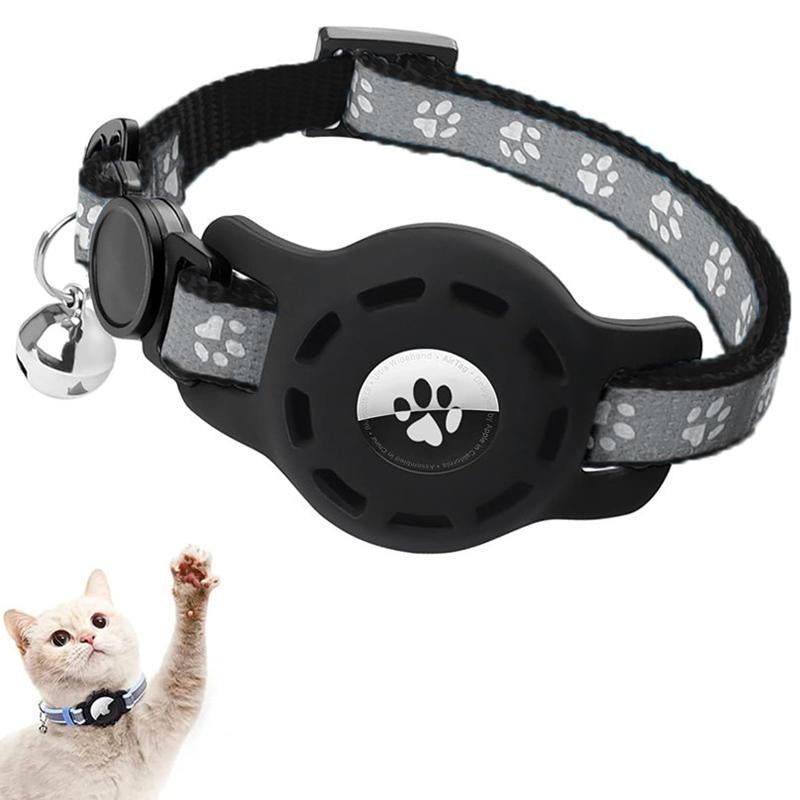 For AirTag Tracker Locator Protective Case Reflective Pet Collar