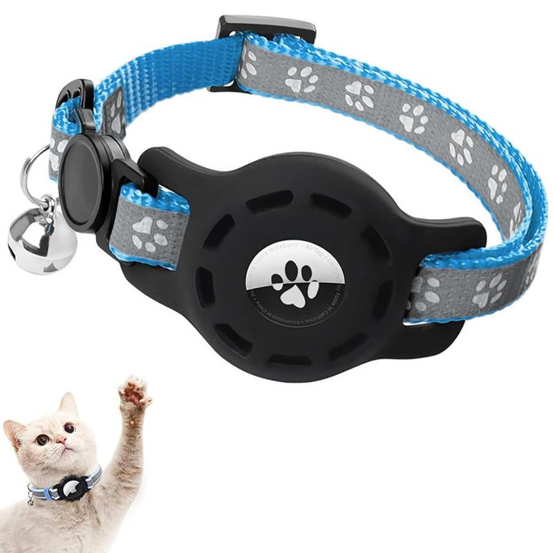 For AirTag Tracker Locator Protective Case Reflective Pet Collar