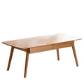 Center table Low Table 100% solid wood Top plate Desk Coffee table Width 100 x Depth 50 x Height 44 cm Study desk Work from home Easy to assemble Natural wood with storage shelf Natural writing desk