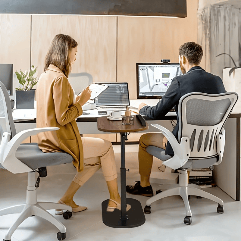 Portable Adjustable Folding Side Table/Laptop Table, Suitable for Home Office, Coffee Table, Bedside, Sofa and Office Reception Area Use