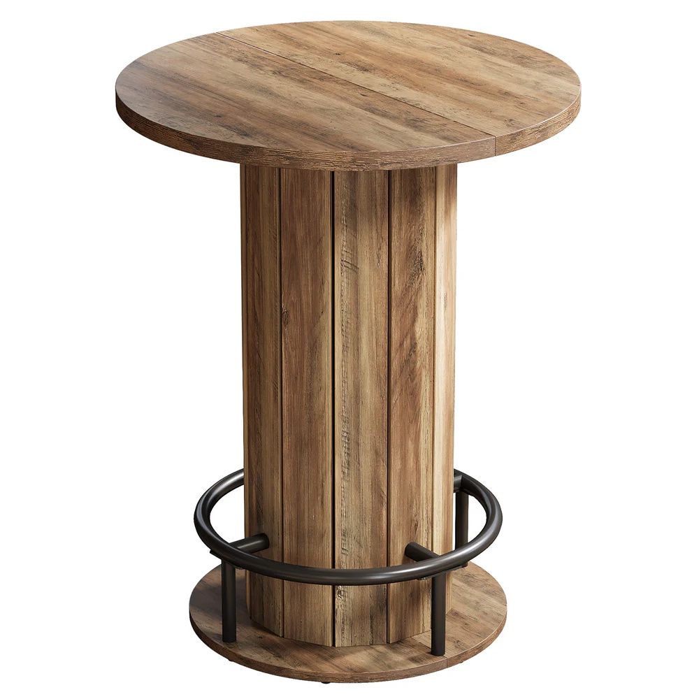Round table, bar table, coffee table, Space Saving Design (table only)