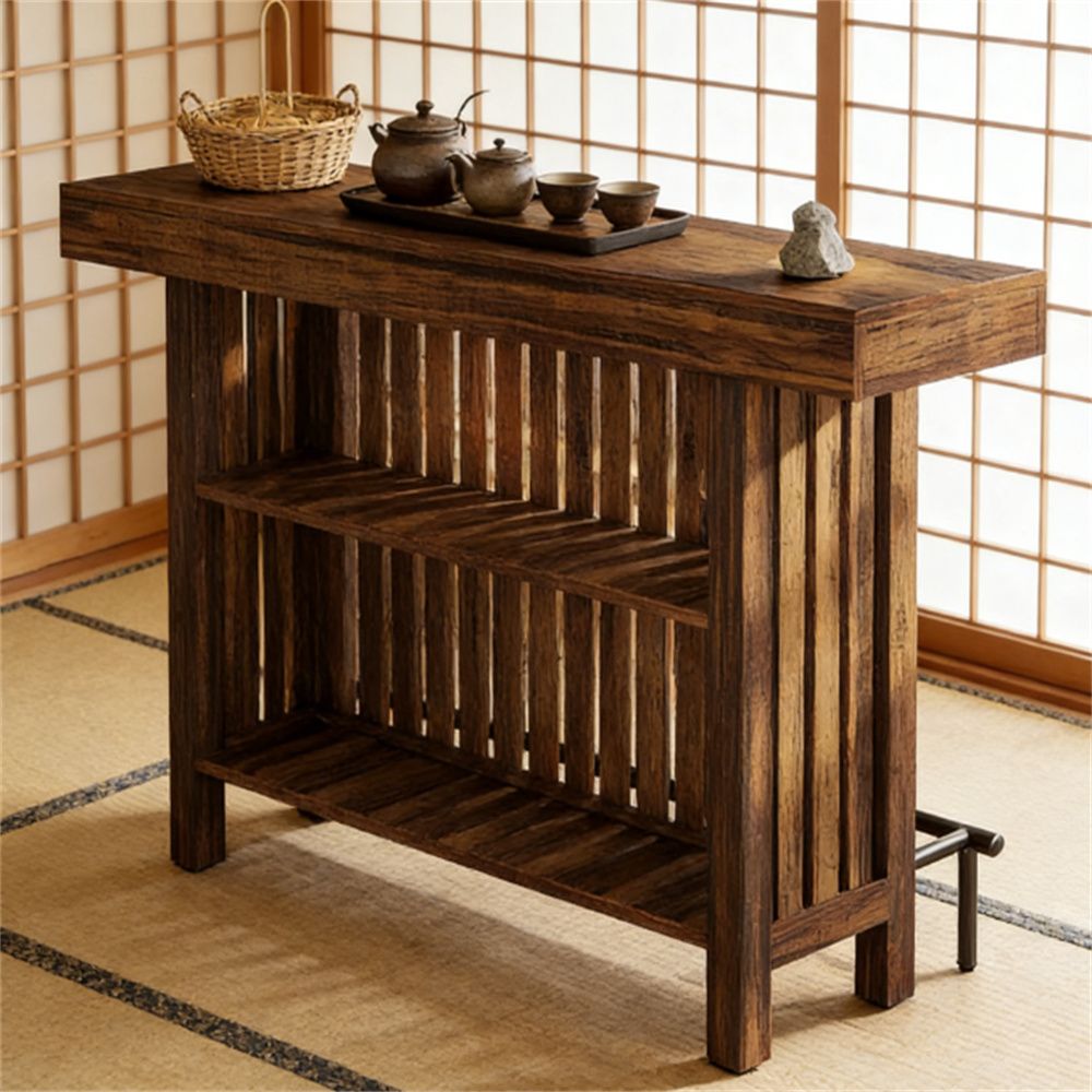 Home bar, modern bar table, storage capacity, can be used as dining table, coffee table