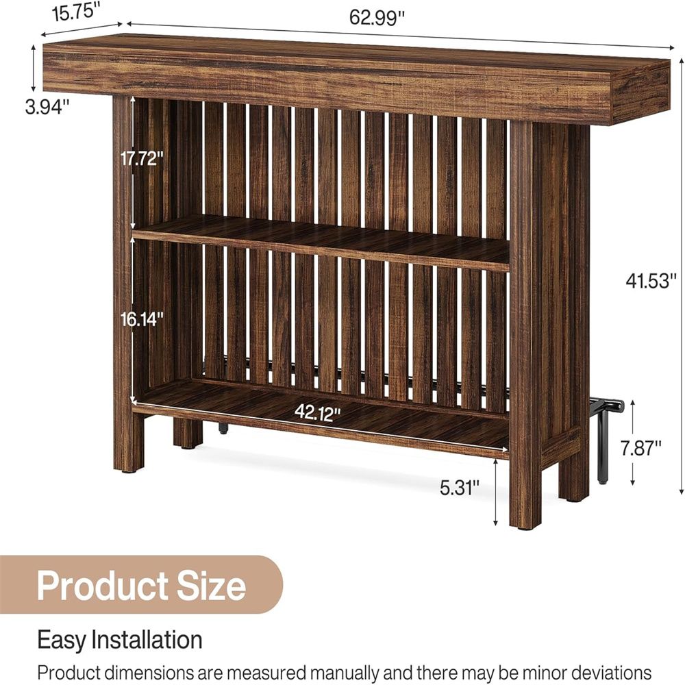 Home bar, modern bar table, storage capacity, can be used as dining table, coffee table