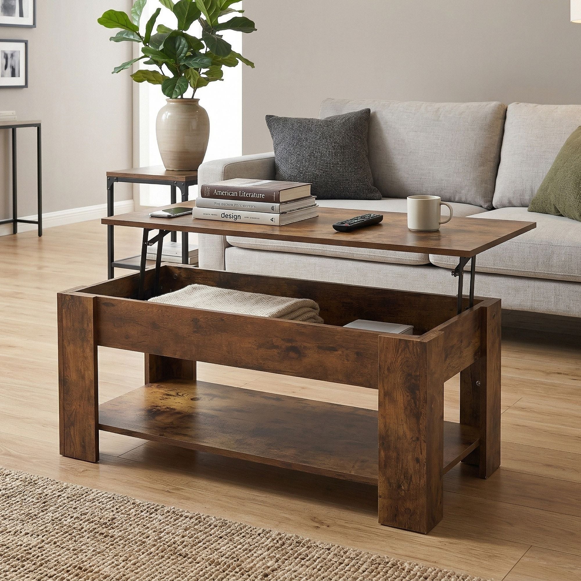 Modern Coffee Tables for Living Room,Lift Top Coffee Table with Storage