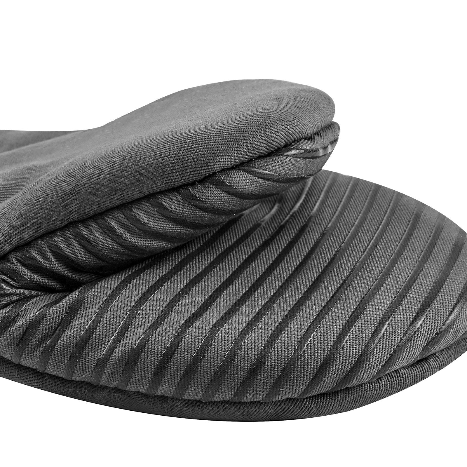 Oven Mitts, Mini Oven Mitt Set with Non-Slip Silicone Strips, High Heat Resistant to 500Fahrenheit, Lightweight Cotton Baking Mitts 13.07 x 6.1 inch with 2 No-Marks Hooks for Kitchen, 2 Piece