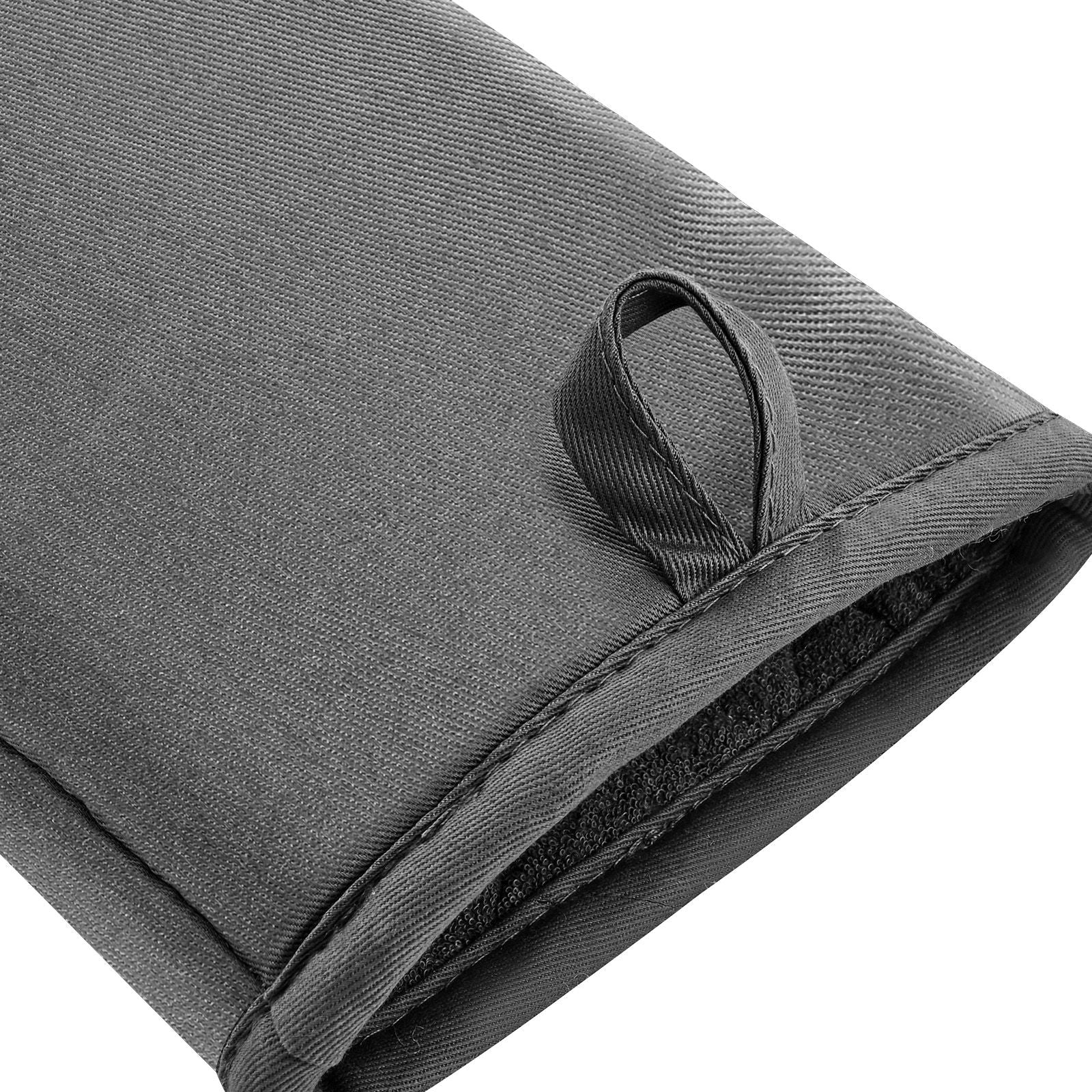 Oven Mitts, Mini Oven Mitt Set with Non-Slip Silicone Strips, High Heat Resistant to 500Fahrenheit, Lightweight Cotton Baking Mitts 13.07 x 6.1 inch with 2 No-Marks Hooks for Kitchen, 2 Piece
