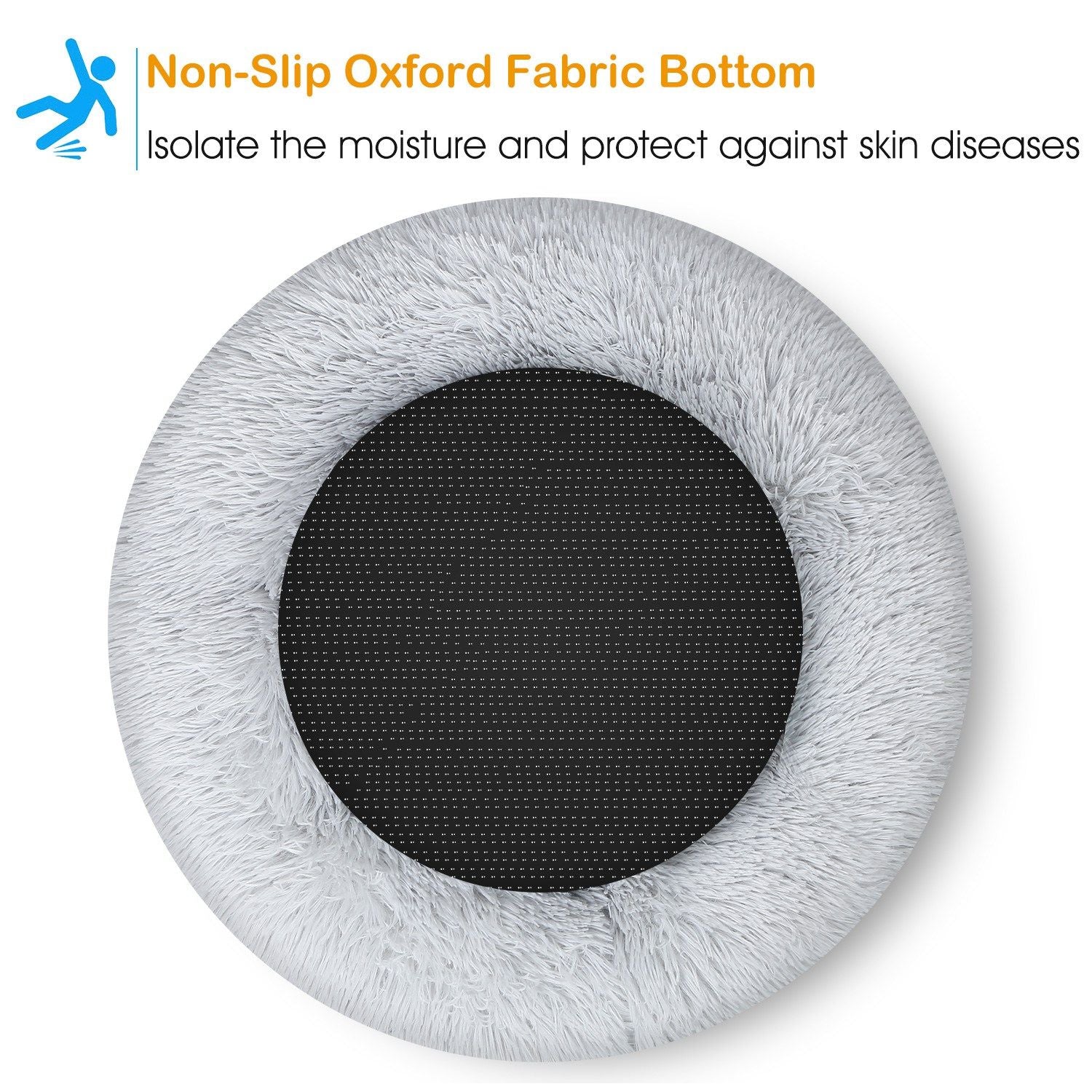 Pet Dog Bed Soft Warm Fleece Puppy Cat Bed Dog Cozy Nest Sofa Bed Cushion L Size