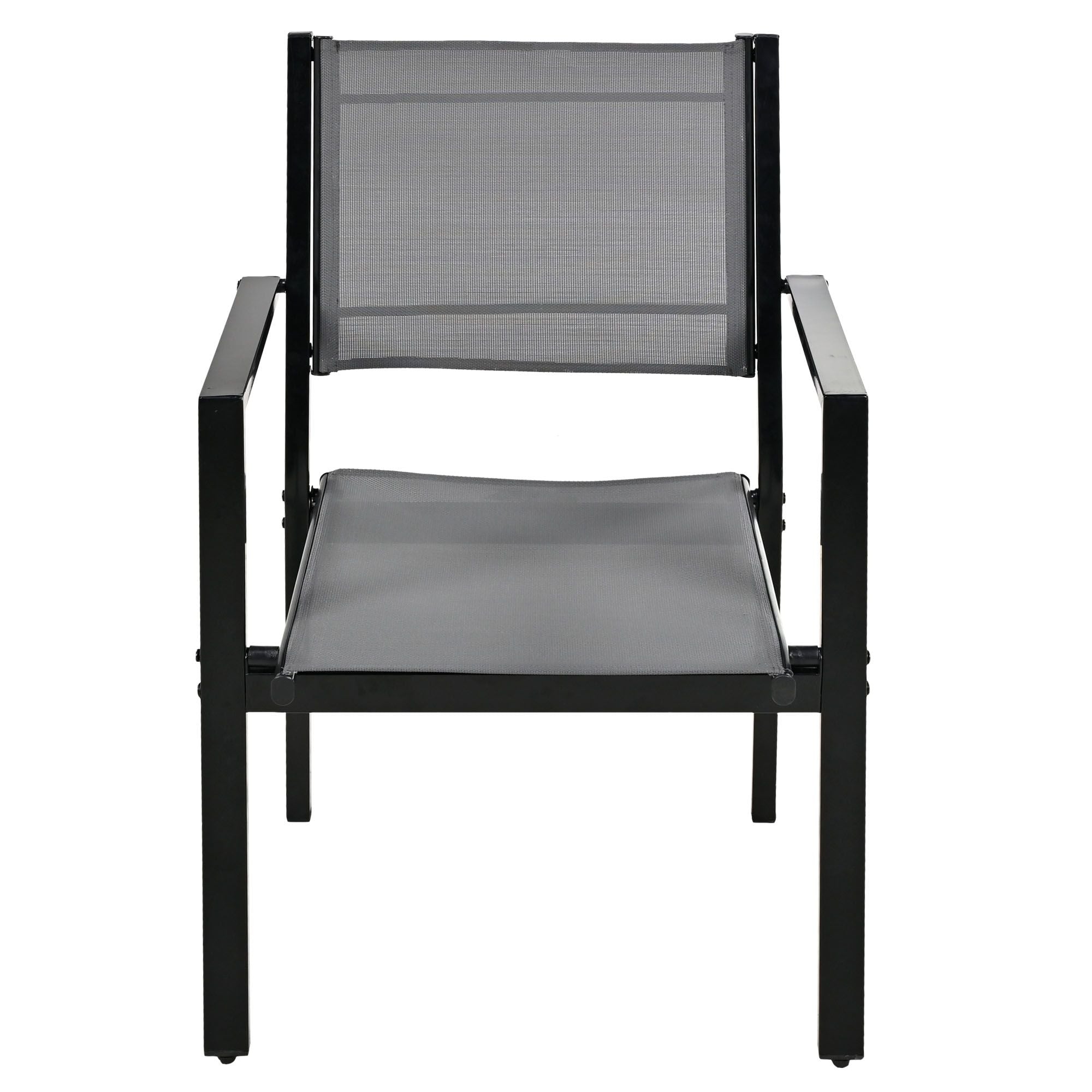 U-Style High-quality Steel Outdoor Table and Chair Set, Suitable for Patio, Balcony, Backyard.