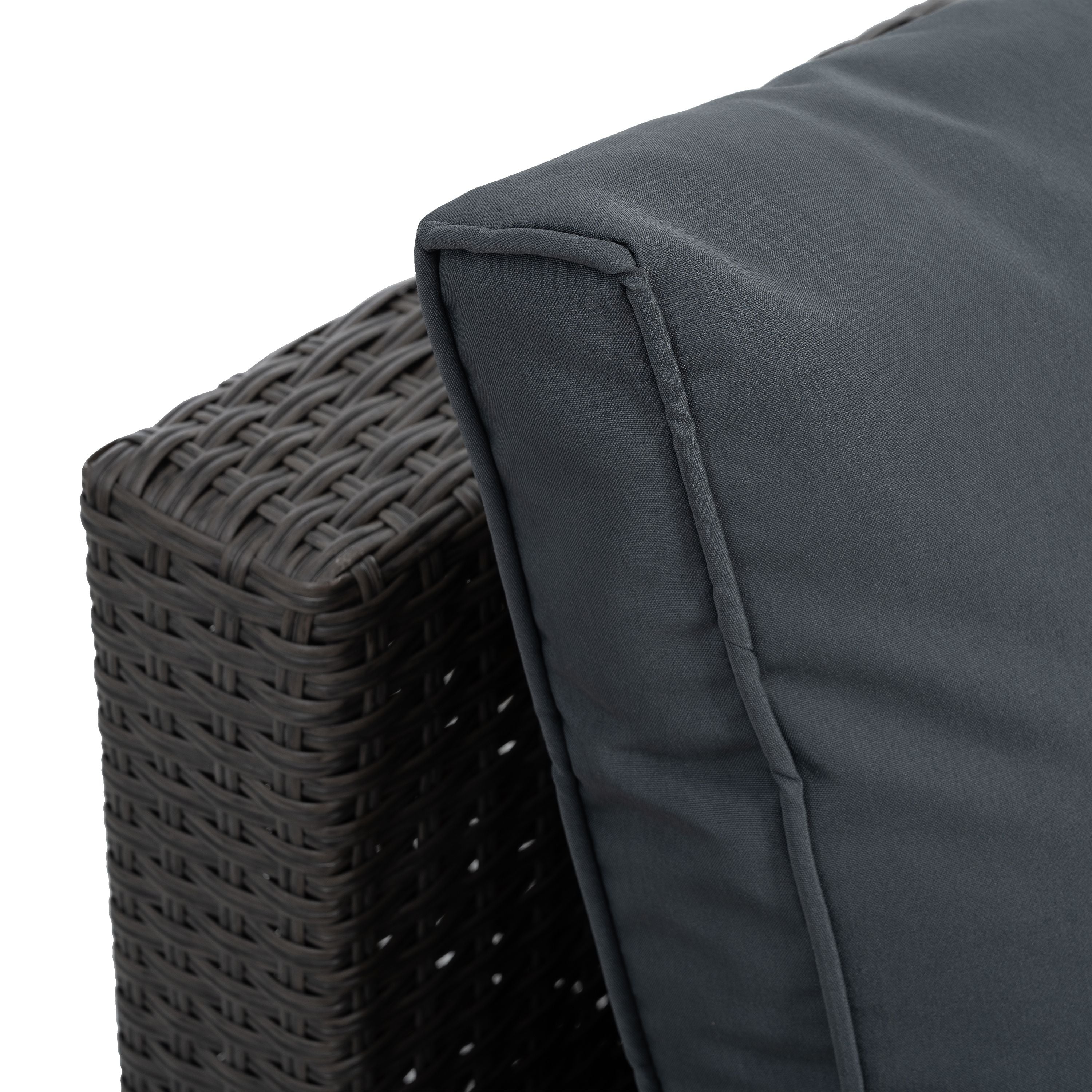 Patio Furniture, Outdoor Furniture, Seasonal PE Wicker Furniture,7 PCS Set Wicker Furniture with Lounger Sofa