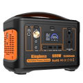 600W Portable Power Station Solar Generator (Peak 1200W) Kingboss;  153600mAh 568WH;  Lithium Battery 110V/600W;  AC Outlet;  2*DC Carport;  2*USB-C;  QC USB 3.0;  Camping Power bank;  Outdoor Indoor