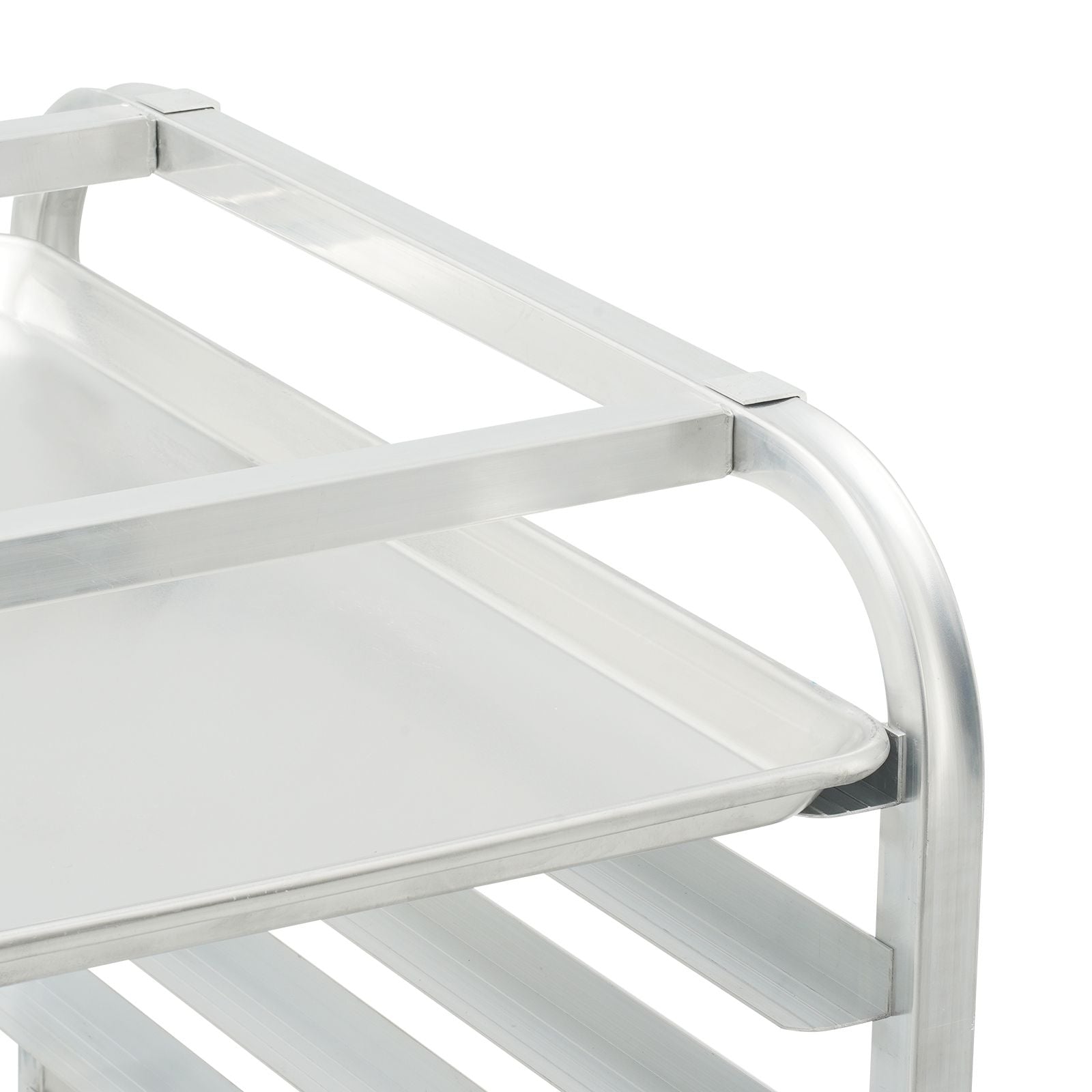 Bun Pan Rack, 20-Tier Commercial Bakery Racks with Brake Wheels, Aluminum Racking Trolley Storage for Half & Full Sheet, Speed Rack For Kitchen Home, Bread Baking Equipment, 26"L x 20.4"W x 70"H