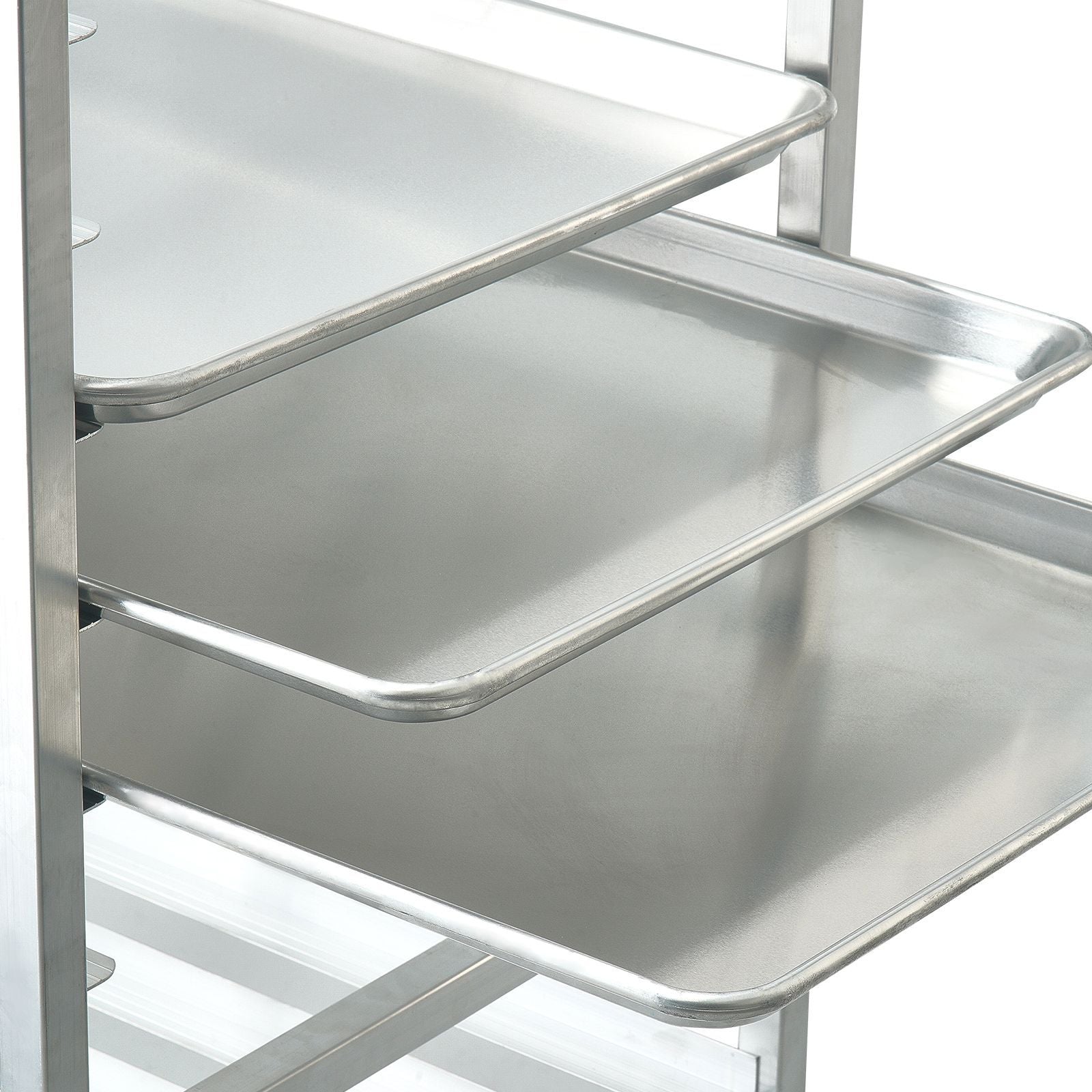 Bun Pan Rack, 20-Tier Commercial Bakery Racks with Brake Wheels, Aluminum Racking Trolley Storage for Half & Full Sheet, Speed Rack For Kitchen Home, Bread Baking Equipment, 26"L x 20.4"W x 70"H