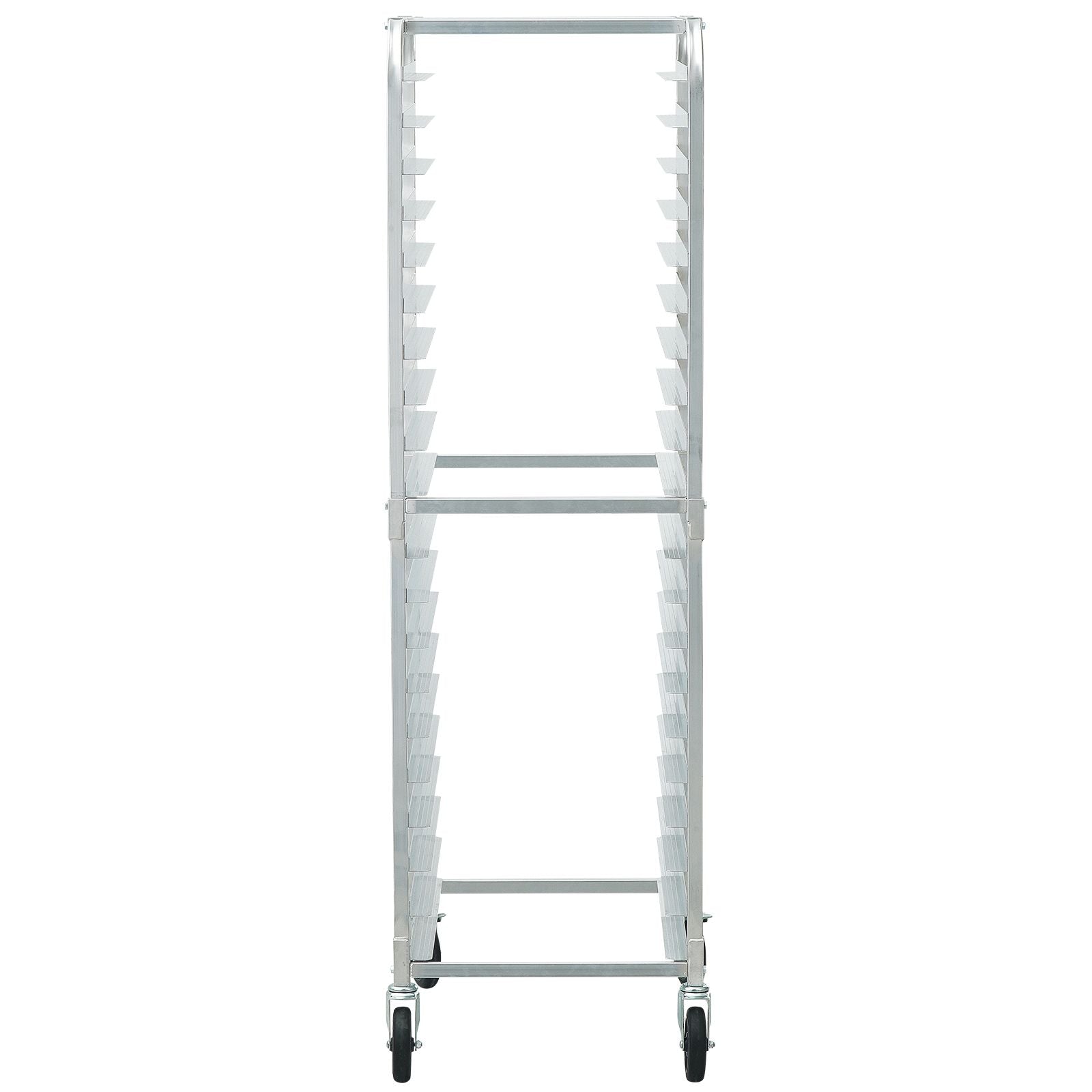 Bun Pan Rack, 20-Tier Commercial Bakery Racks with Brake Wheels, Aluminum Racking Trolley Storage for Half & Full Sheet, Speed Rack For Kitchen Home, Bread Baking Equipment, 26"L x 20.4"W x 70"H
