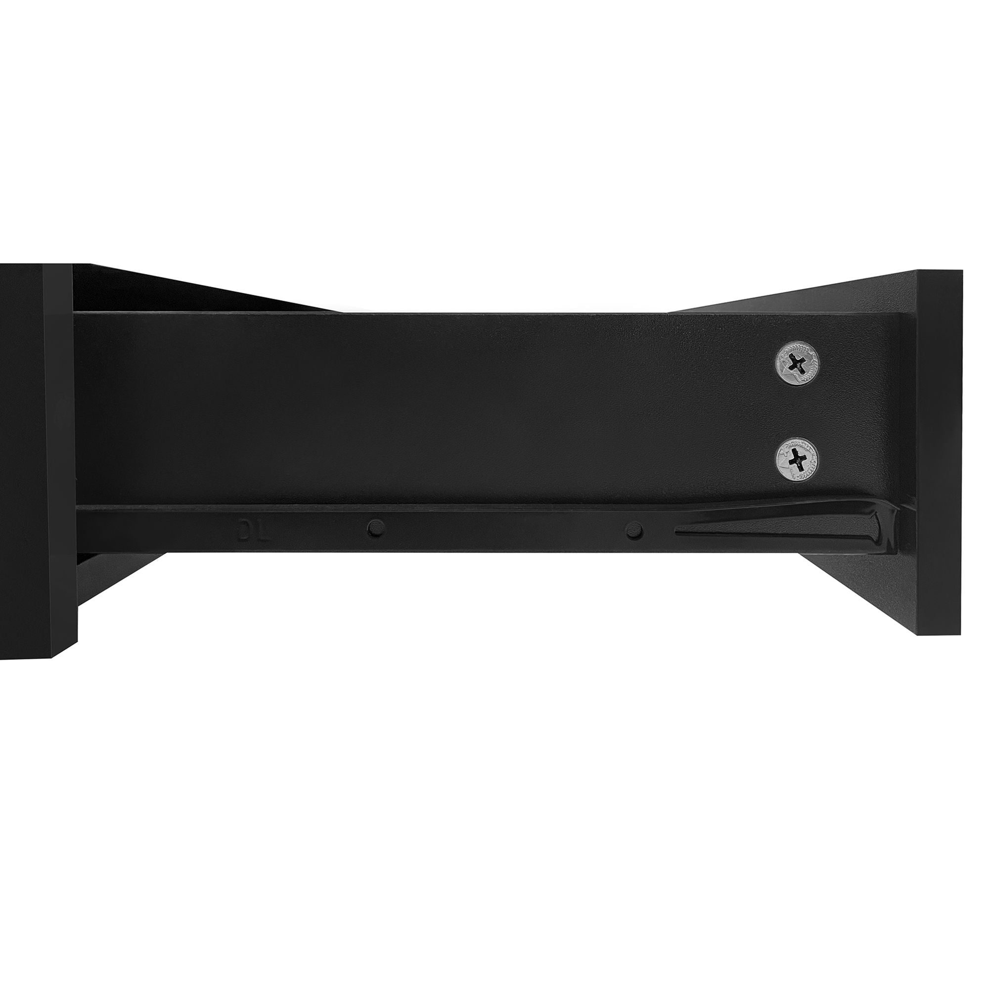 ON-TREND Modern High Gloss Coffee Table with 4 Drawers, Multi-Storage Square Cocktail Tea Table with Wood Grain Legs, Center Table for Living Room, 31.5''x31.5'', Black