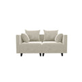 Sectional Sofa, Velvet Square Arm Sofa for bedroom, livingroom