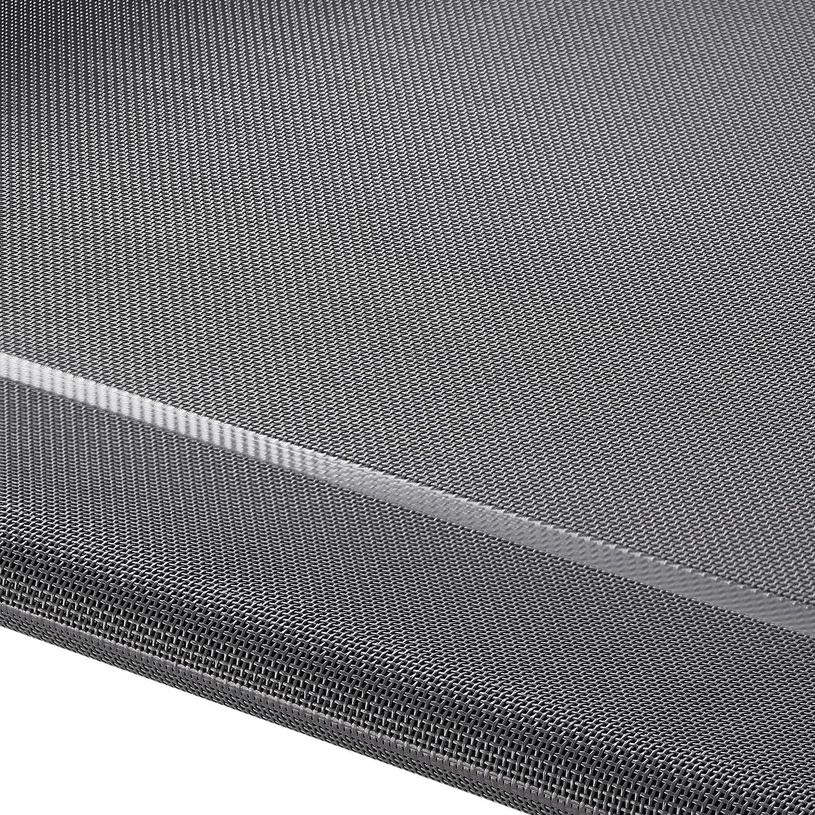 Elevated Dog Bed for Large Dogs, Portable Raised Dog Cot with Washable Pillow, Indoor & Outdoor Pet Cooling Raised Hammock Bed with Steel Metal Frame and Breathable Teslin Mesh, XL, Gray