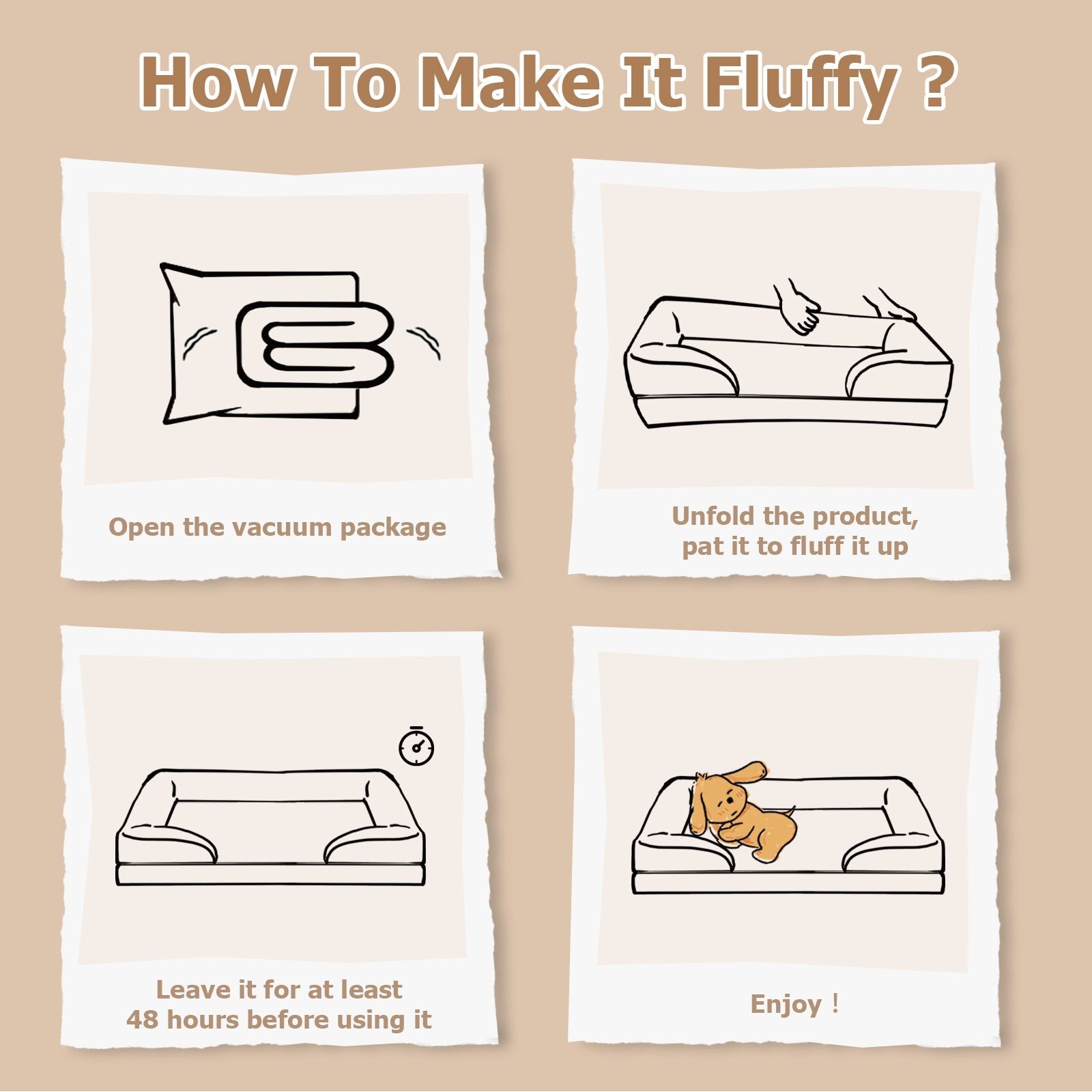 Orthopedic Dog Bed With High Support For Small And Large Breeds - Breathable, Waterproof Memory Foam Bed With Elevated Sides, Featuring A Removable And Washable Cover, And A Non-Slip Base