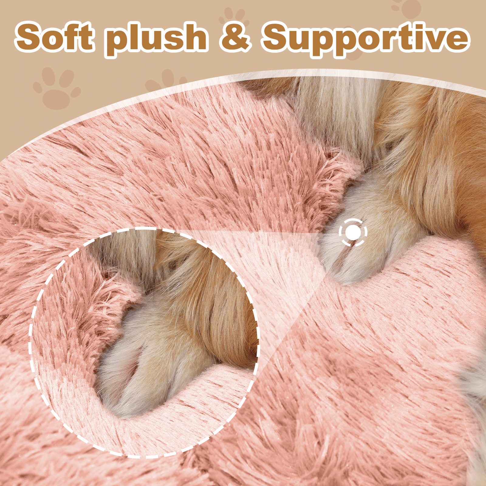 Large Dog Bed 67x43x8 Inches - Super Soft, Machine Washable & Portable With Handles, Non-Slip Bottom For Safety