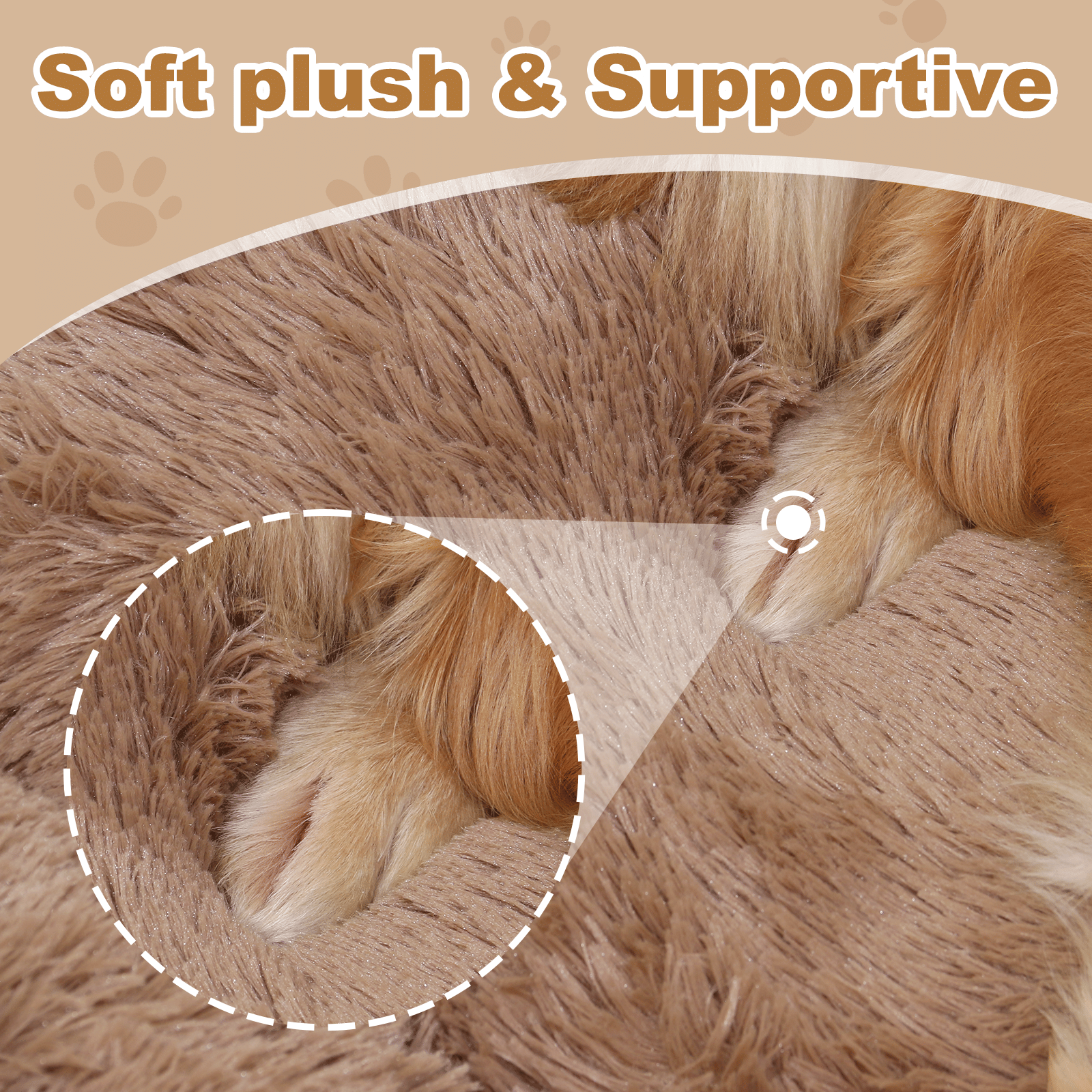 Large Dog Bed 67x43x8 Inches - Super Soft, Machine Washable & Portable With Handles, Non-Slip Bottom For Safety