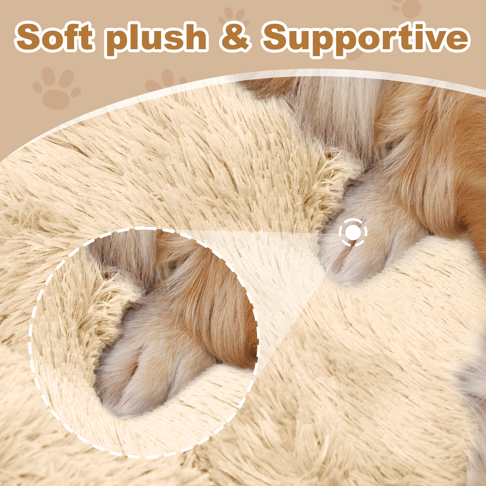Large Dog Bed 67x43x8 Inches - Super Soft, Machine Washable & Portable With Handles, Non-Slip Bottom For Safety