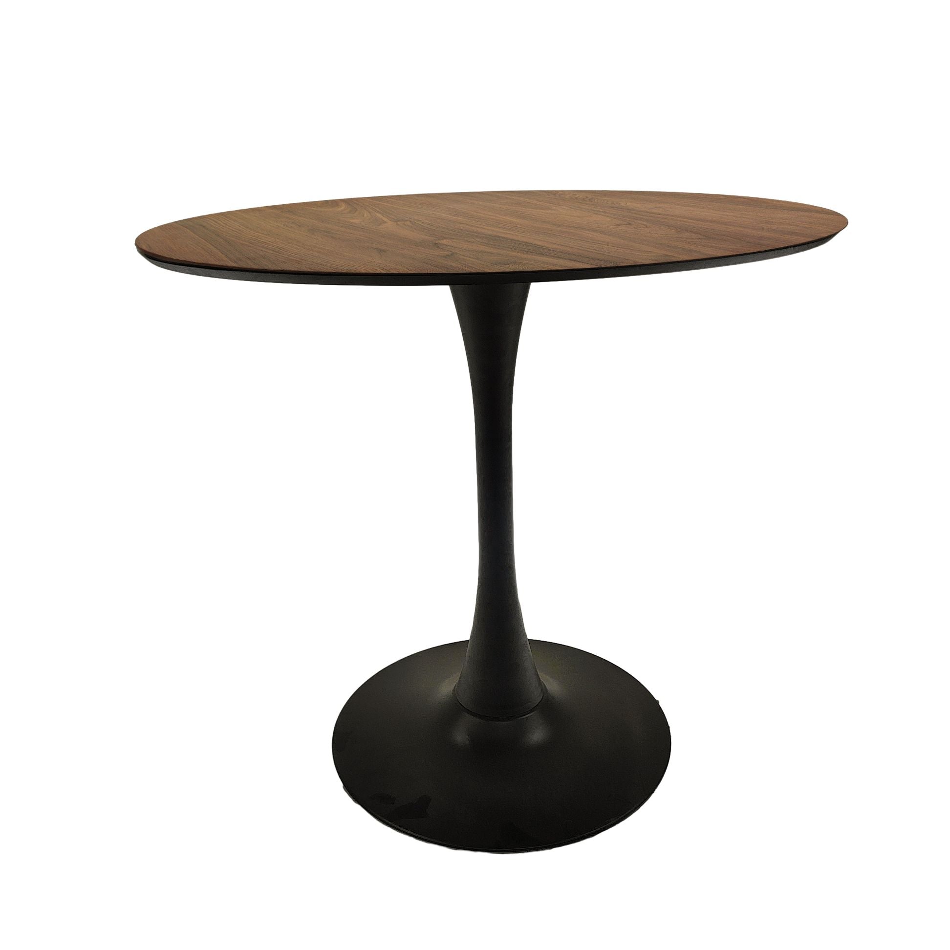 31.5" White Round Dining Table, Tulip Table Kitchen Dining Table 2-4 People with MDF Table Top & Pedestal Base, Mid-Century End Table Leisure Coffee Table Office Living Room Table